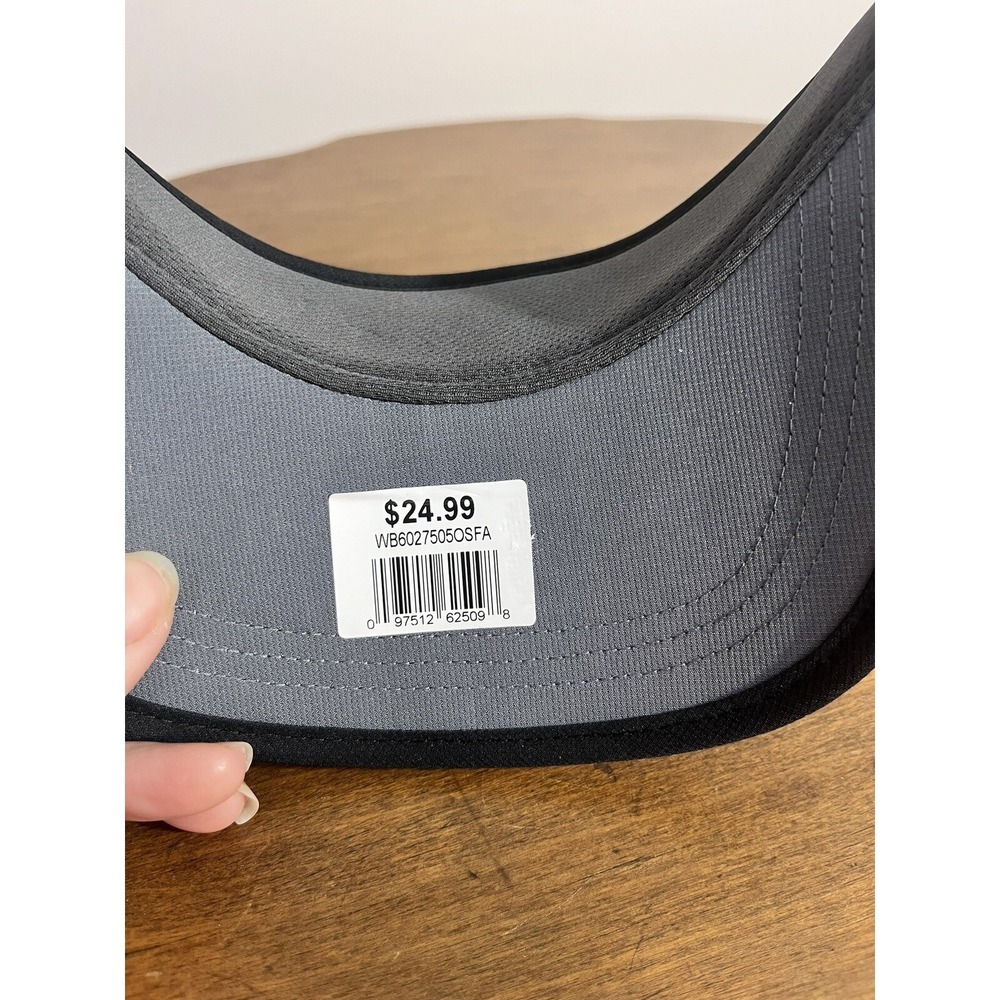 Louisville Slugger Visor Hat One Size‎ Baseball Softball OSFM White Adjustable - Picture 4 of 4